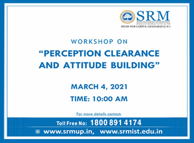 Workshop on Perception Clearance and Attitude Building 