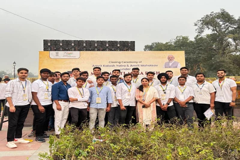 NSS Volunteers at Valedictory Function Meri Mati Mera Desh
