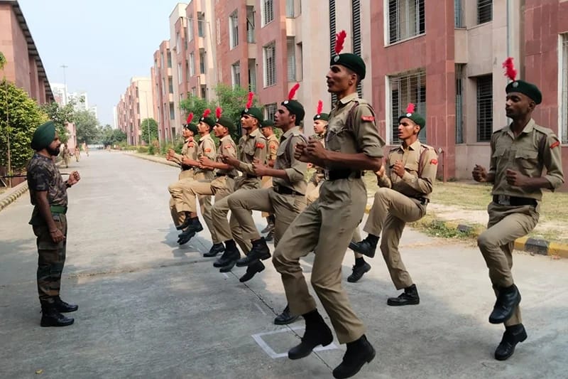 Cadets in Full Military Regalia