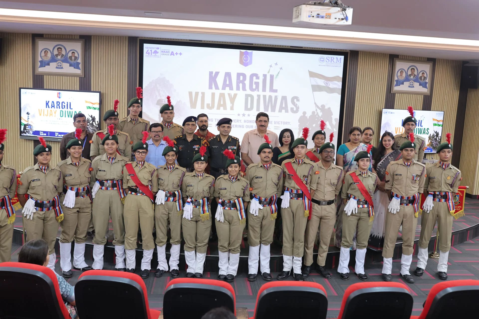 SRM NCC Cadets March Past Ceremony