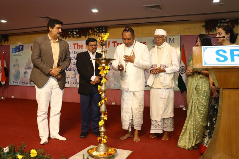 Cultural Exchange Program- India-Indonesia: The Blend of Traditions held on 17 February 2023 at SRM IST Delhi NCR Campus Ghaziabad. — Photo 1 of 16