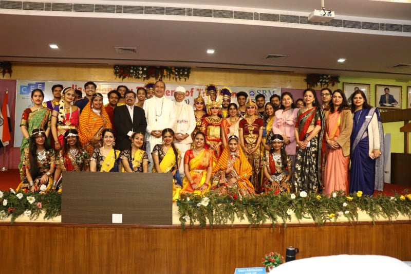 Cultural Exchange Program- India-Indonesia: The Blend of Traditions held on 17 February 2023 at SRM IST Delhi NCR Campus Ghaziabad. — Photo 16 of 16