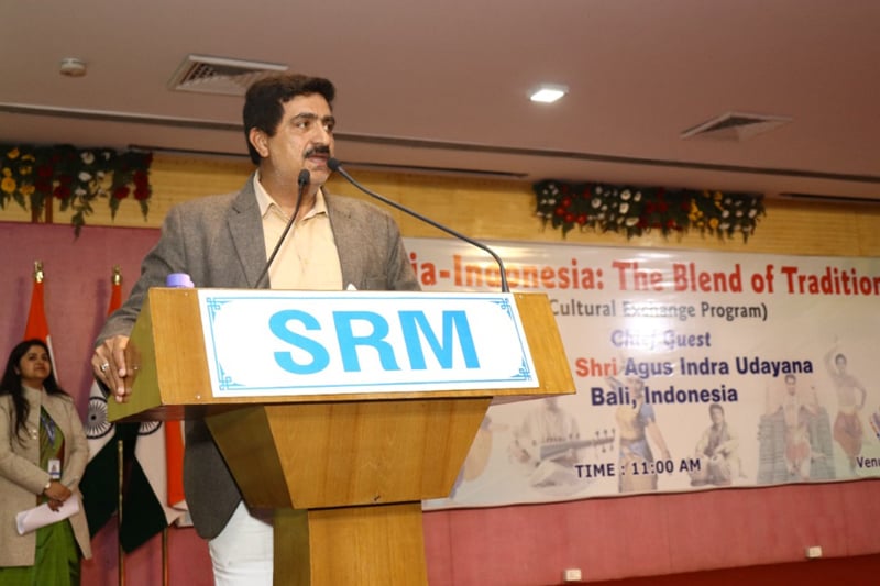 Cultural Exchange Program- India-Indonesia: The Blend of Traditions held on 17 February 2023 at SRM IST Delhi NCR Campus Ghaziabad. — Photo 8 of 16