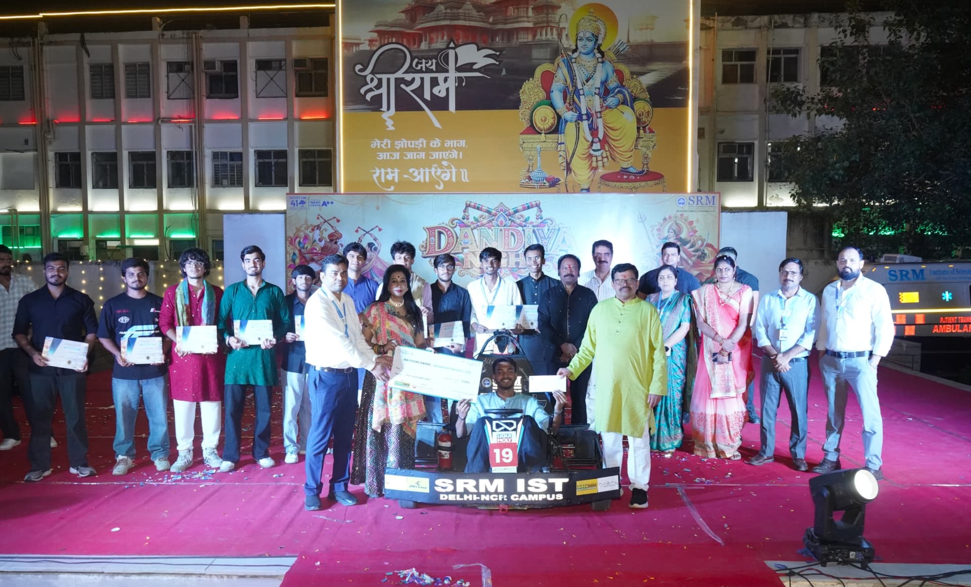 Shakti Utsav 2026 – A Spectacular Dandiya Night at SRMIST Delhi-NCR Campus!