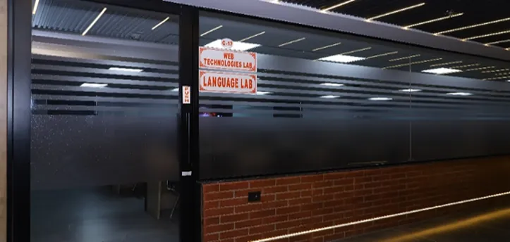 Language Lab entrance