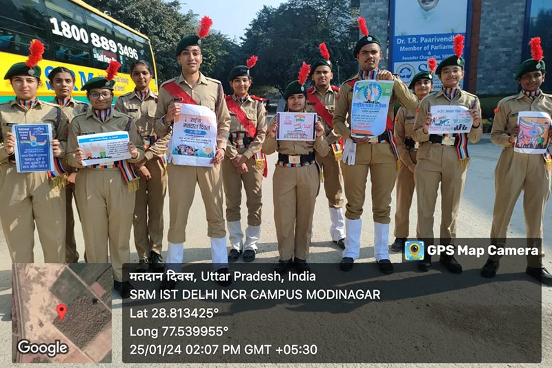 Flag Hoisting Ceremony Cadets