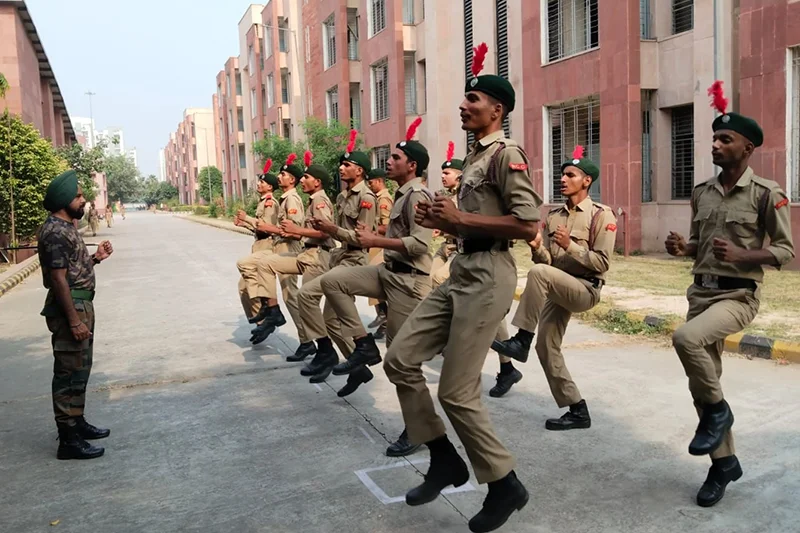 Cadets in Full Military Regalia