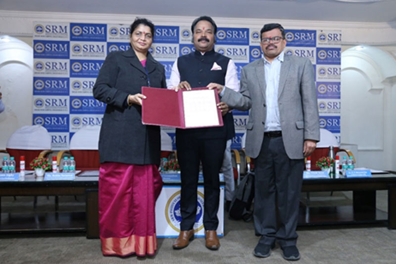 MoU Signing- Glimpses of MoU signing between SRM — Photo 1 of 5